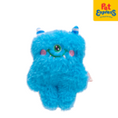 Lucky Dog Monster Plush Dog Toy Blue