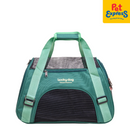 Lucky Dog Mesh Pet Carrier with Shoulder Strap Green