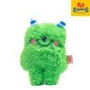 Lucky Dog Monster Plush Dog Toy Green