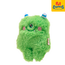 Lucky Dog Monster Plush Dog Toy Green