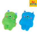 Lucky Dog Monster Plush Dog Toy Green