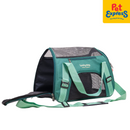 Lucky Dog Mesh Pet Carrier with Shoulder Strap Green