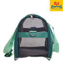 Lucky Dog Mesh Pet Carrier with Shoulder Strap Green