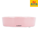M-Pets Serene Ceramic Rose Pet Bowl Pink Coral