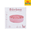 M-Pets Serene Ceramic Rose Pet Bowl Pink Coral