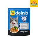 Pet One Delish Tuna in Jelly Wet Cat Food 75g (12 Pouches)