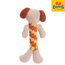 Lucky Dog Squeaky Rope Plush Head Dog Toy Dog