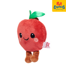 Lucky Dog Happy Plush Fruit Dog Toy Apple