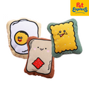 Approved Squeaky Bread Corduroy Molar Plush Pet Toy 1561