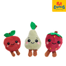 Lucky Dog Happy Plush Fruit Dog Toy Pear