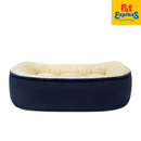 Snug Pals Textured Pet Bed 60cm Blue