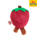 Lucky Dog Happy Plush Fruit Dog Toy Strawberry