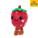 Lucky Dog Happy Plush Fruit Dog Toy Strawberry