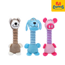 Approved Squeaky Long Neck Dog Toy Pink 1364