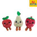 Lucky Dog Happy Plush Fruit Dog Toy Strawberry