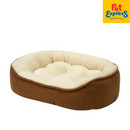 Snug Pals Textured Pet Bed 60cm Brown