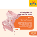 M-Pets Haute Couture Charm Dog Harness Extra Large Pink