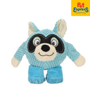 Approved Squeaky Big Fox Plush Pet Toy Blue 1374