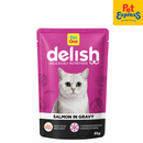 Pet One Delish Salmon in Gravy Wet Cat Food 85g (12 Pouches)