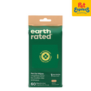 Earth Rated Hypoallergenic Wild Oat Ear Pet Wipes 60s