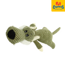Approved Big Plush Dog Toy Green 1224