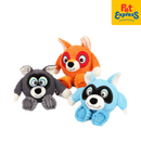 Approved Squeaky Big Fox Plush Pet Toy Orange 1374