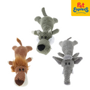 Approved Big Plush Dog Toy Green 1224