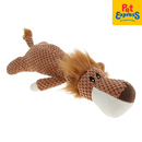 Approved Big Plush Dog Toy Orange 1224