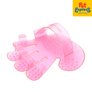 Approved Rubber Pet Bath Brush Pink 1071