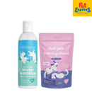 Floof Pets Bundle Pack Dental Drops Water Additive 250ml and All Ages Calming Chew 75g Dog Supplement