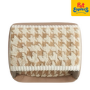 Snug Pals Coco Printed Cave Pet Bed Brown