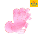 Approved Rubber Pet Bath Brush Pink 1071