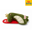 Lucky Dog Paw Plush Dog Toy Dino Green