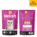 Pet One Delish Salmon in Gravy Wet Cat Food 85g (12 Pouches)
