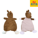 Approved Knitted Toy with Paper Rattle Sound Dog Toy Brown 1546
