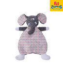 Approved Knitted Toy with Paper Rattle Sound Dog Toy Gray 1548