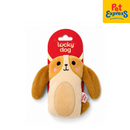 Lucky Dog Beagle Plush Dog Toy Brown