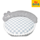 Snug Pals Checkered Cat Bed 60cm Blue