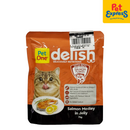Pet One Delish Salmon Medley in Jelly Wet Cat Food 75g (12 Pouches)