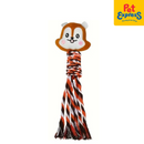Approved Chipmunk Head with Rose Plush Dog Toy Brown 1377