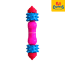 Approved Rubber Teether Dog Toy Blue Pink 1006