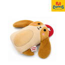 Lucky Dog Beagle Plush Dog Toy Brown