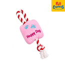 Approved Happy Cat Plush Dog toy Pink 1079