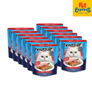 Heartfull Tender Chicken Chunks in Gravy Wet Cat Food 80g (12 pouches)