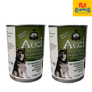 Aozi Salmon and Liver Wet Dog Food 430g (2 cans)