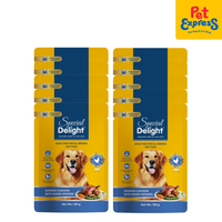 Special Delight Adult Smoked Chicken with Mixed Veggies Wet Dog Food 130g (10 pouches)