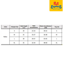 Pet Pals Poncho Raincoat Dog Apparel Large Yellow