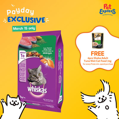 Whiskas Adult Tuna Dry Cat Food 7kg