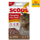 Scoot Clumping Coffee Cat Litter 10L
