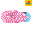Approved Rope Slipper Dog Toy Small Pink